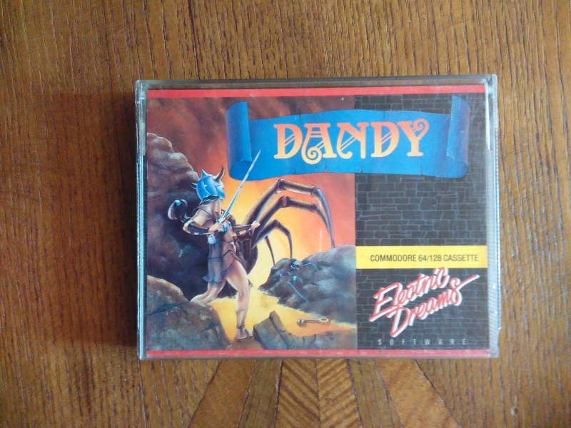 Dandy de Electric Dreams. Jeu pour Commodore C64 128 en cassette Dandy de Electric Dreams. Jeu pour Commodore C64 128 en cassette