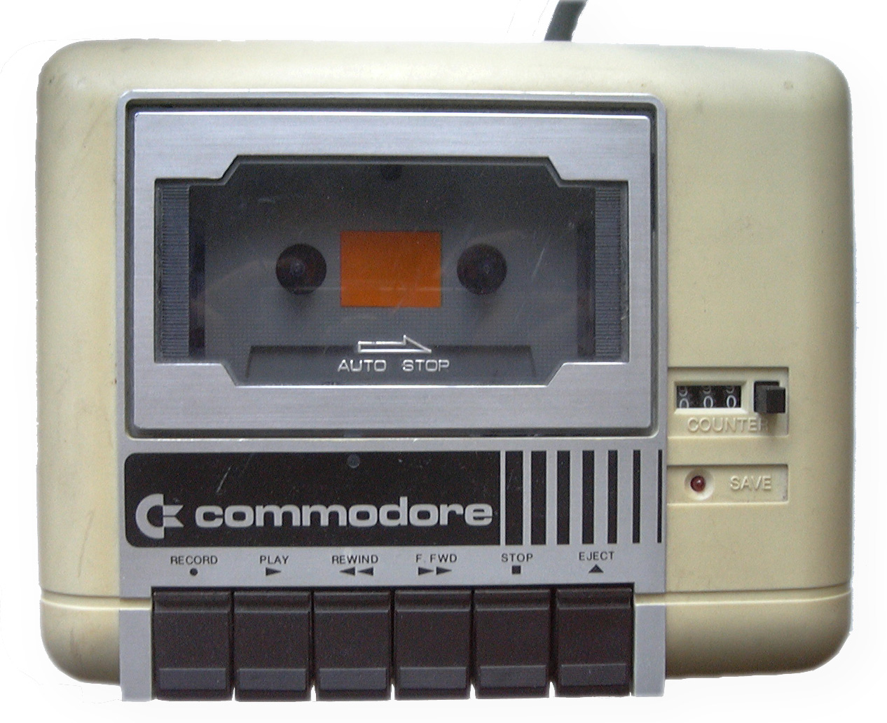 Lecteur enregistreur de cassettes Datassette 1530 (blanc) pour Commodore C64/128 Lecteur enregistreur de cassettes Datassette 1530 (blanc) pour Commodore C64/128
