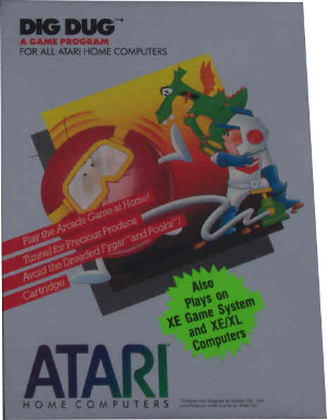 Dig Dug pour Atari 400/600/800/1200/130 XL/XE (version cartouche) Dig Dug pour Atari 400/600/800/1200/130 XL/XE (version cartouche)