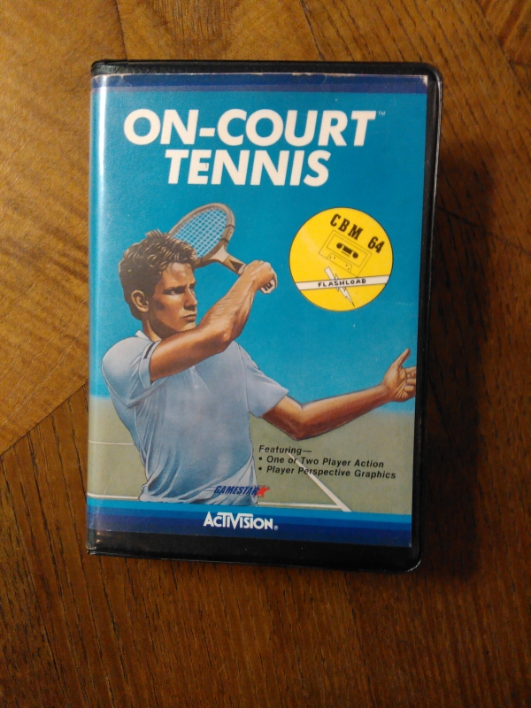 On-Court Tennis d'Activision (1984) pour Commodore 64 (cassette) On-Court Tennis d'Activision (1984) pour Commodore 64 (cassette)