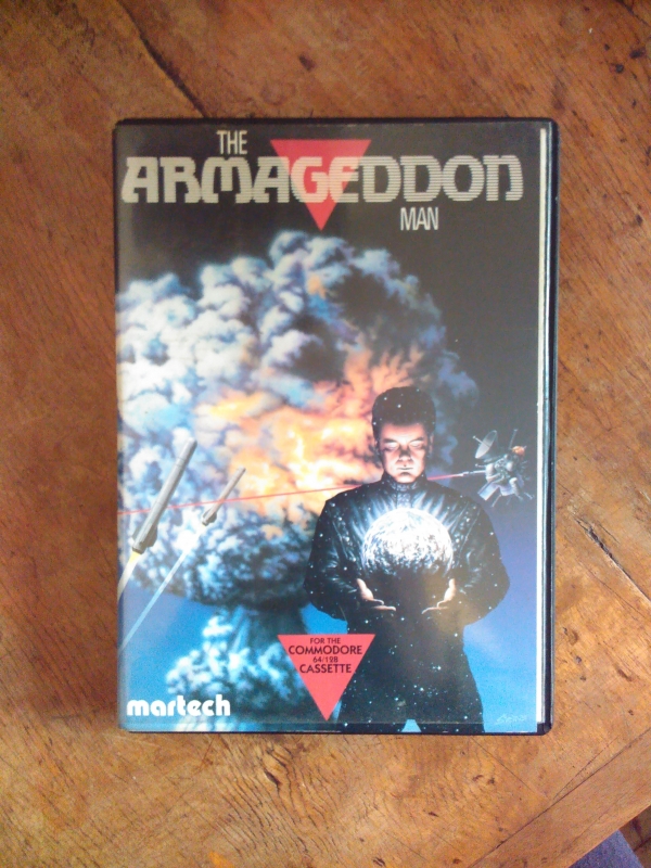 The Armageddon Man de Martech pour Commodore 64 128 en version cassette The Armageddon Man de Martech pour Commodore 64 128 en version cassette