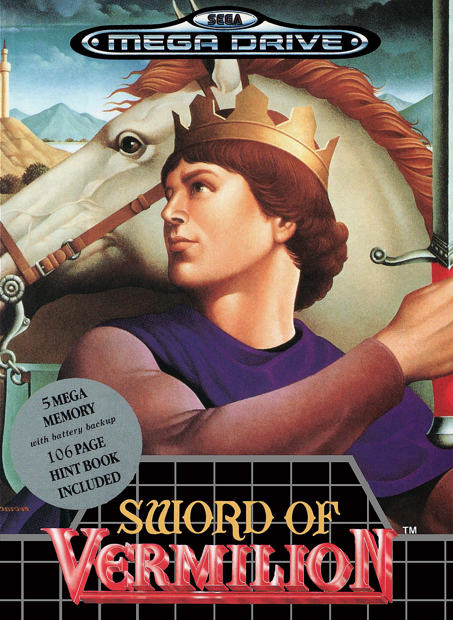 Sword of Vermilion jeu de rôle pour Sega MegaDrive (version PAL) Sword of Vermilion jeu de rôle pour Sega MegaDrive (version PAL)